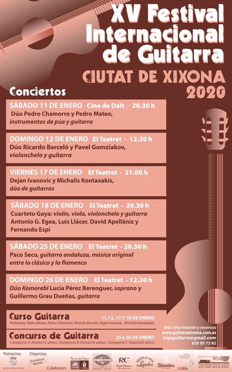 Cartel Festival Xixona 2020